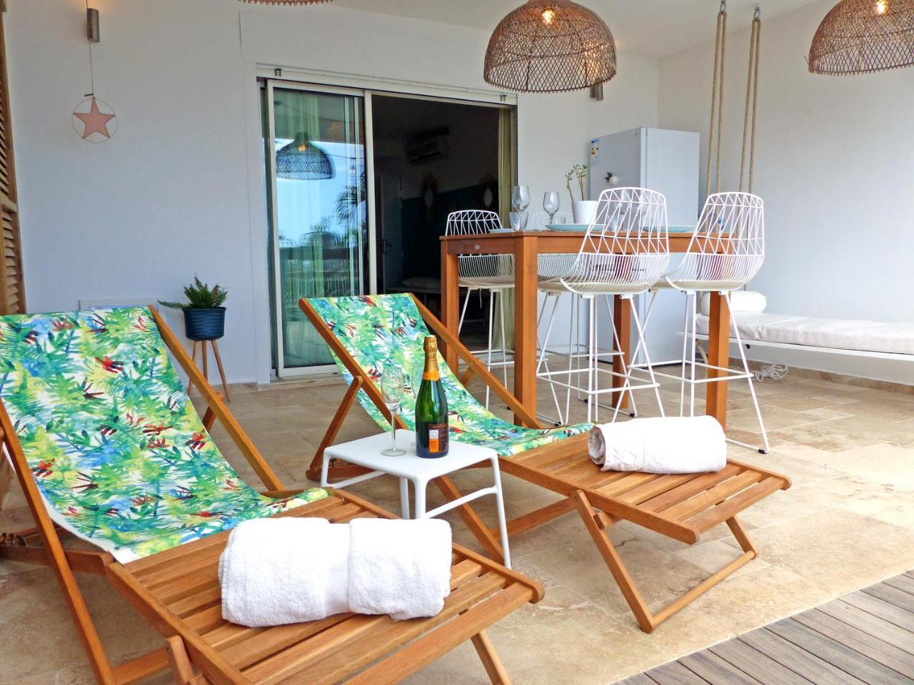 La Boheme, Residence De 5 Appartements Avec Piscine, Vue Ocean, Petite Ile ภายนอก รูปภาพ