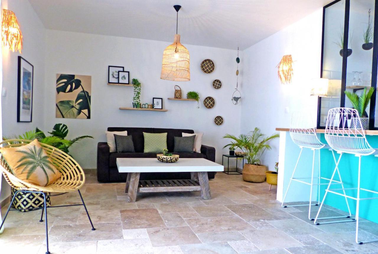 La Boheme, Residence De 5 Appartements Avec Piscine, Vue Ocean, Petite Ile ภายนอก รูปภาพ